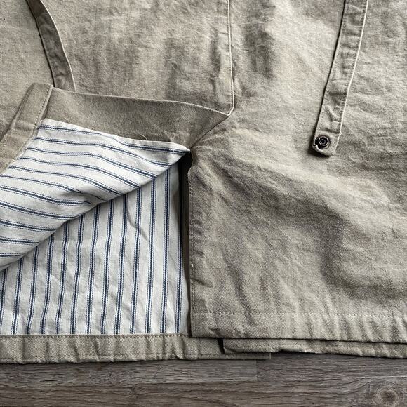 Vintage The Australian Outback Collection Duster Jacket Mens Sz L Canvas‎ Trench - Picture 10 of 12